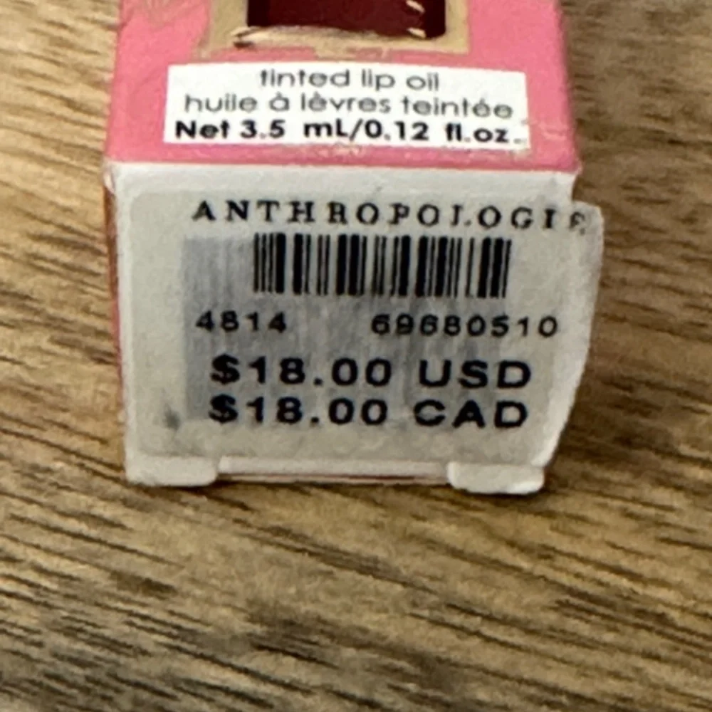 WINKY LUX Barely There Tinted Lip Oil - Flush NWT